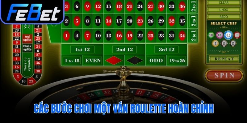 Cách chơi roulette dễ hiểu qua 5 bước của một ván quay